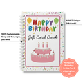 Happy Birthday Gift Card Book