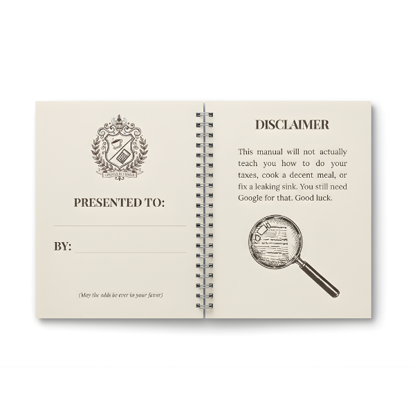 The Official Adulting Survival Guide - Gift Card Book