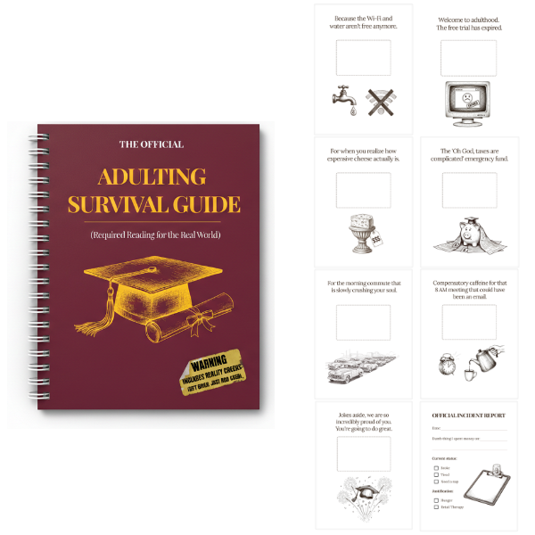 The Official Adulting Survival Guide - Gift Card Book