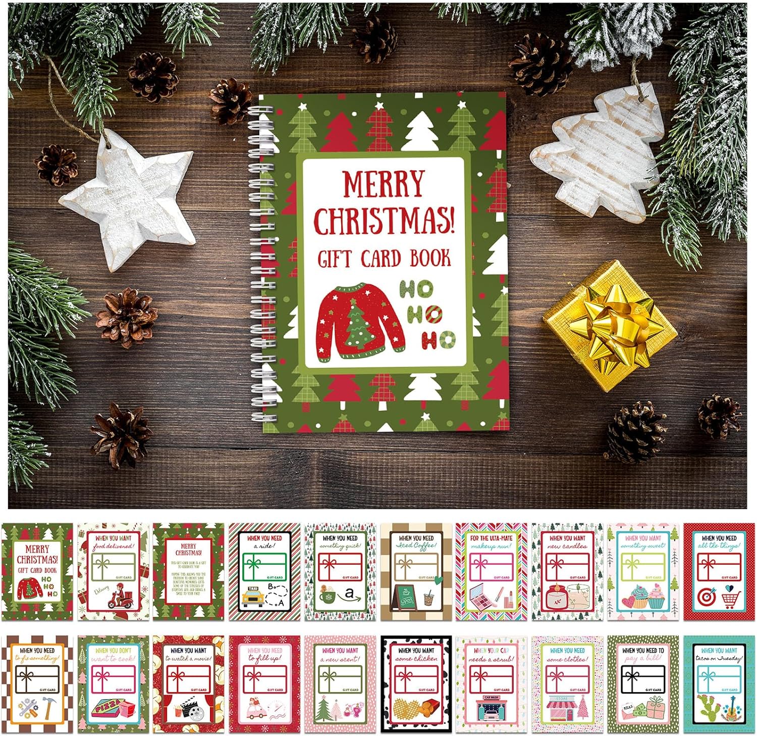 Christmas Gift Card Book