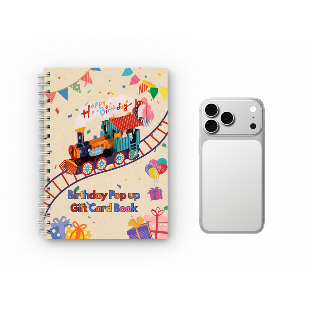 Birthday Pop-up Gift Card Book