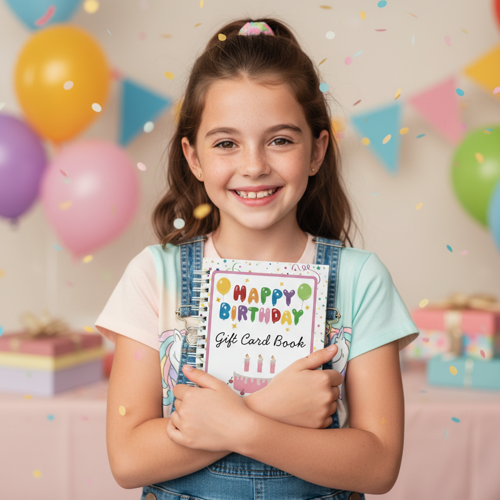 Happy Birthday Gift Card Book